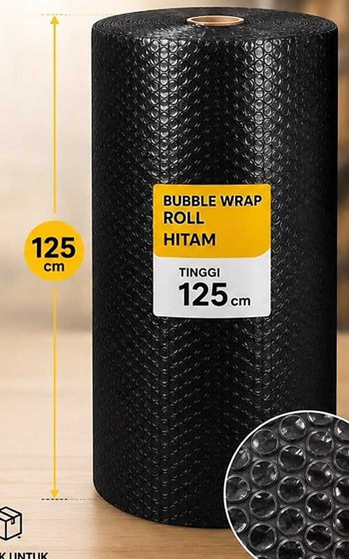 Bubble wrap hitam untuk packing